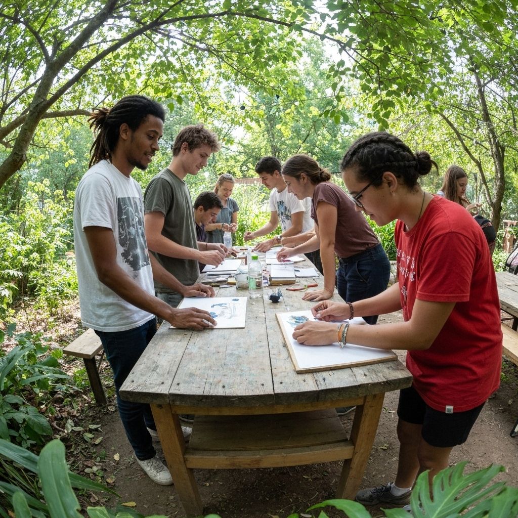 Youth workshop group